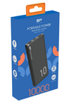 SILICON POWER power bank GP15, 10000mAh, 2x USB output, 2.1A, μαύρο