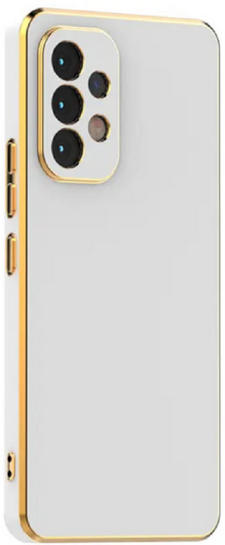 Bodycell Gold Plated - Θήκη Σιλικόνης Samsung Galaxy A32 4G - White