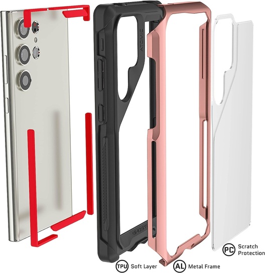 Ghostek Atomic Slim 4 - Ανθεκτική Θήκη Samsung Galaxy S23 Ultra - Pink
