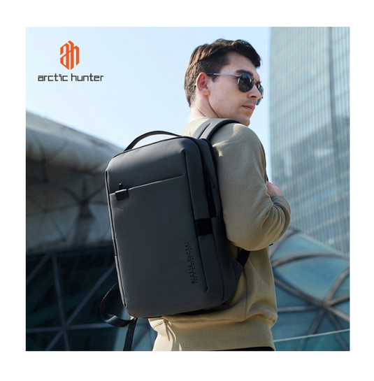 ARCTIC HUNTER τσάντα πλάτης B00574 με θήκη laptop 15.6", 10L, γκρι