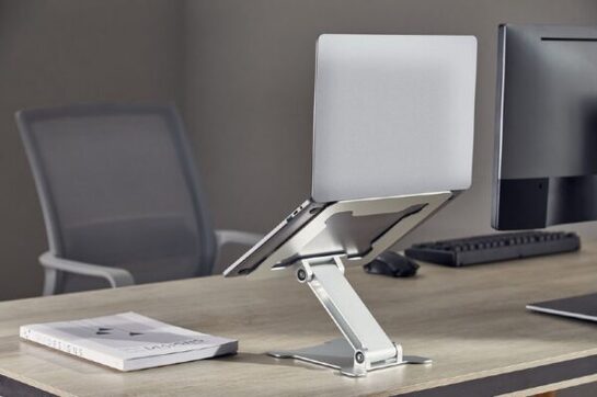 GEMBIRD FOLDABLE NOTEBOOK RISER STAND SILVER NBS-D1-03