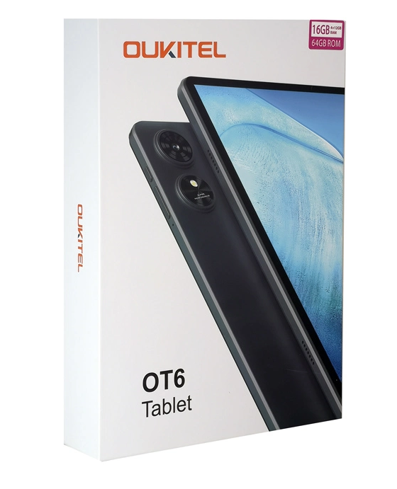 OUKITEL tablet OT6, 10.1" FHD+, 4/64GB, 8000mAh, Android 13, γκρι