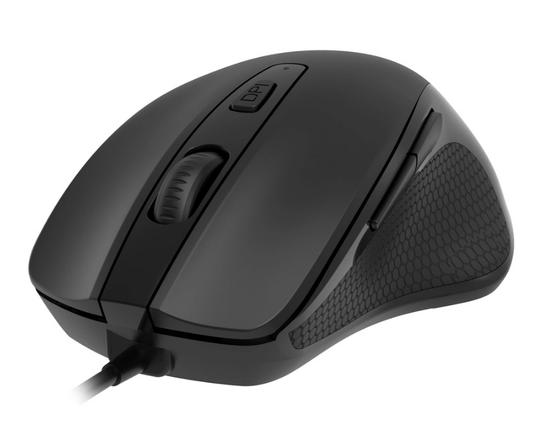 POWERTECH ενσύρματο ποντίκι PT-1252, οπτικό, 1600DPI, μαύρο