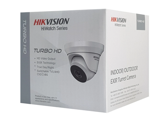 HIKVISION HIWATCH υβριδική κάμερα HWT-T220-M, 2.8mm, 2MP, IP66, IR 40m