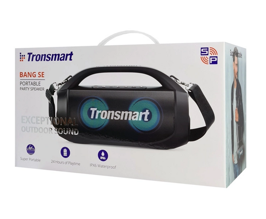 TRONSMART φορητό ηχείο Bang SE, 40W, Bluetooth, 4000mAh, IPX6, μαύρο