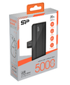 SILICON POWER power bank QD50, USB-C, 5000mAh, 20W PD, μαύρο