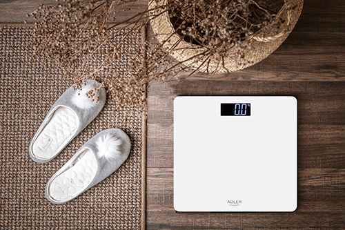 ADLER ELECTRIC BATHROOM SCALE WHITE AD8157W