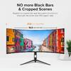 ARMAGGEDDON CURVED ULTRA WIDE GAMING MONITOR 34' PIXXEL+ XTREME SERIES SUPER G180 G-SYNC BLACK