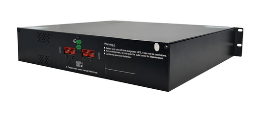 POWERTECH battery pack PT-1024 με 8x 12V 7Ah μπαταρίες, DC 96V, 2U