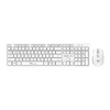 ALCATROZ SILENT WIRELESS 2.4G KEYBOARD & MOUSE 1600DPI WHITE