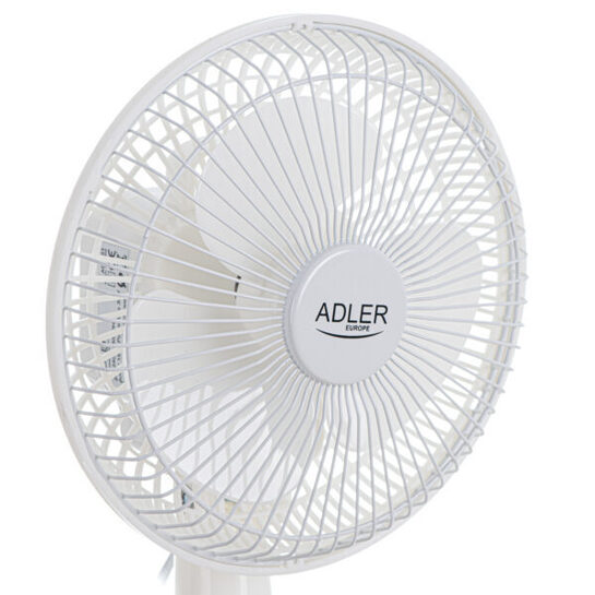 ADLER DESK FAN 15CM 15W~30W WHITE AD7301
