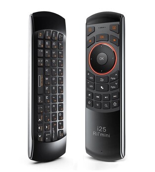 RIITEK τηλεχειριστήριο Mini i25 με πληκτρολόγιο & air mouse, 2.4GHz