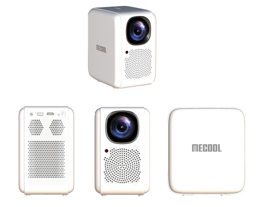 MECOOL smart βιντεοπροβολέας KP2, 1080p FHD, 600 ANSI, Wi-Fi, λευκός