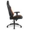 Sharkoon Skiller SGS20 Καρέκλα Gaming Δερματίνης με Ρυθμιζόμενα Μπράτσα Μαύρο/Πορτοκαλί (SGS20BLKO) (SHRSGS20BLKO)