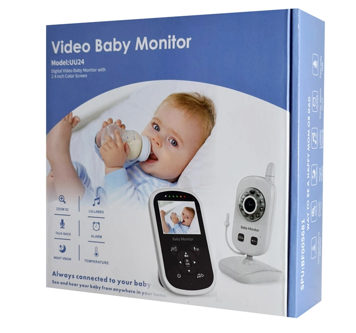 POWERTECH ενδοεπικοινωνία μωρού PT-1186, κάμερα & οθόνη 2.4", 480p, PTZ