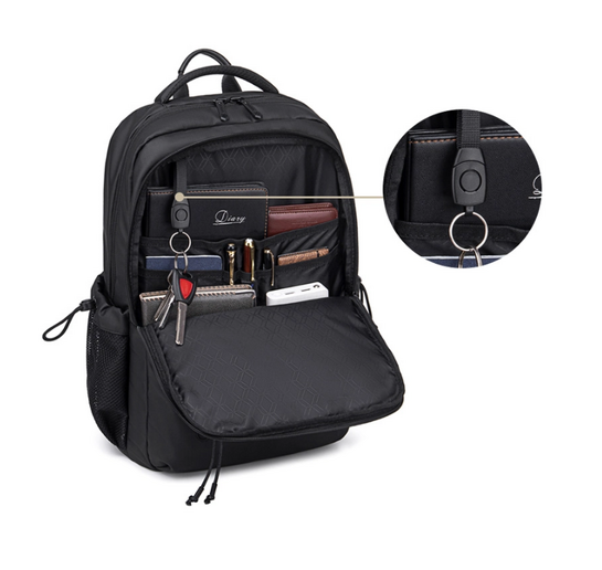 ARCTIC HUNTER τσάντα πλάτης B00534 με θήκη laptop 15.6", 21L, μαύρη