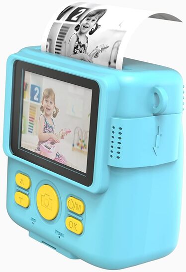 LAMTECH KID INSTANT CAMERA WITH FLASH BLUE LAM114246
