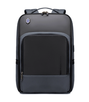 ARCTIC HUNTER τσάντα πλάτης B00403 με θήκη laptop 15.6", USB, 19L, γκρι