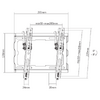 SBOX WALL MOUNT WITH TILT 23′ – 43′ VESA 200×200 MAX PLB-3422T-2