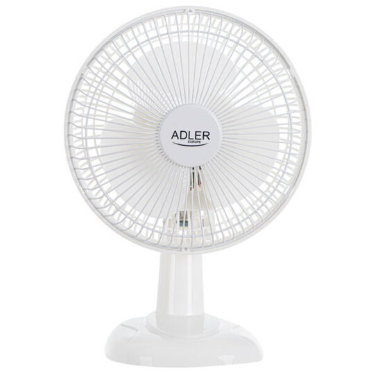 ADLER DESK FAN 15CM 15W~30W WHITE AD7301