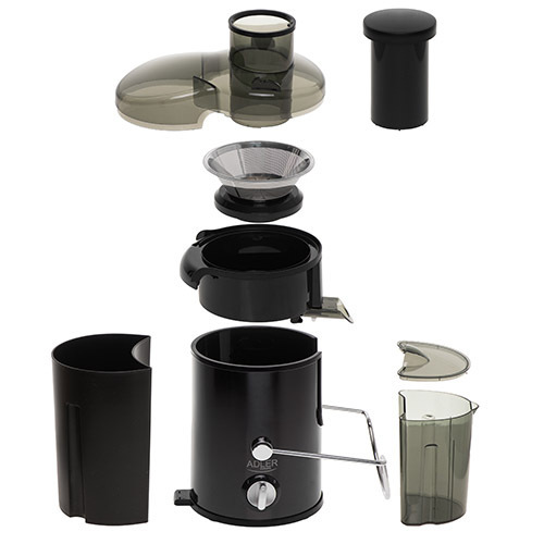 ADLER JUICE EXTRACTOR 600W TITANIUM BLADES BLACK AD4132