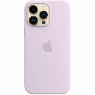 ORIGINAL APPLE SILICONE CASE MAGSAFE IPHONE 14 PRO lilac backcover