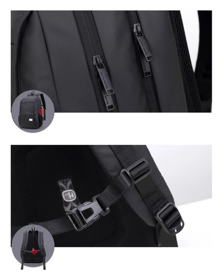 ARCTIC HUNTER τσάντα πλάτης 20005 με θήκη laptop 15.6", 26L, μαύρη