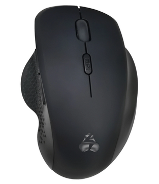 POWERTECH wireless mouse PT-1165, 2.4GHz & Bluetooth, 1600DPI, black